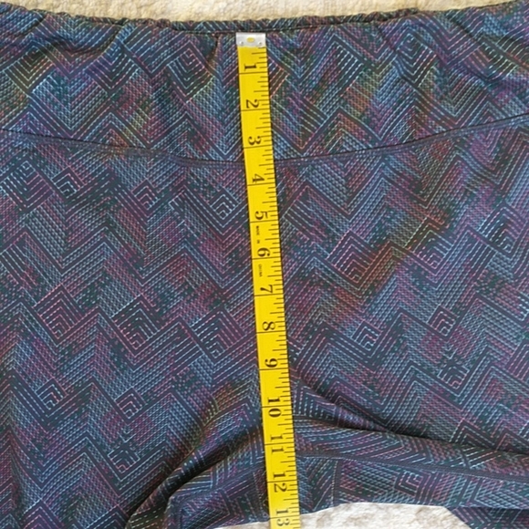 Pro Player Activewear Cropped Ankle Pants XL Multicolored Pattern - Picture 13 of 14